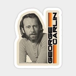 George Carlin :: Retro Comedy FanArt Tribute Magnet