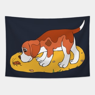 Beagle Puppy Dog Tapestry