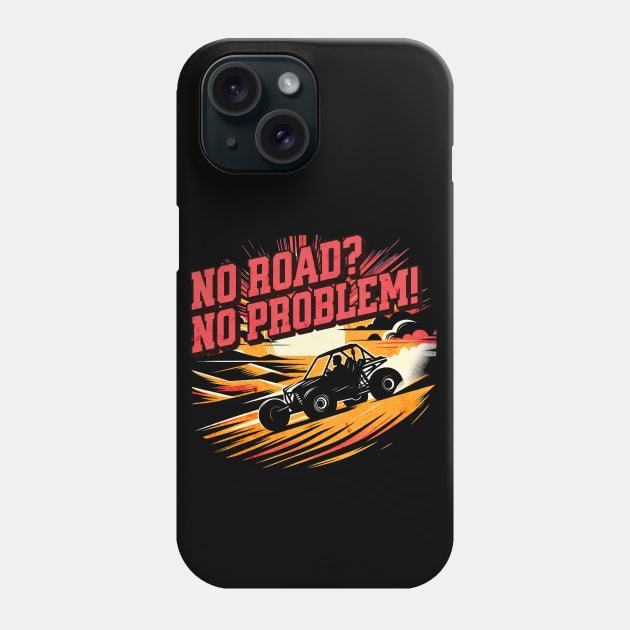 No Road No Problem! Sand Buggy Design Phone Case by Miami Neon Designs