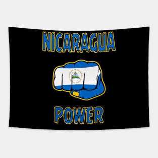 Nicaragua Power, Nicaraguan Fist, Nicaragua Flag, Nicaragua Tapestry