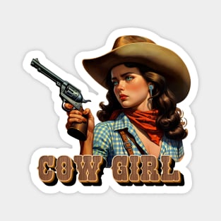 Cowgirl Magnet