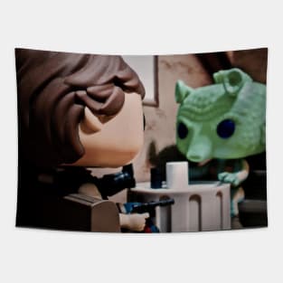 Cantina Confrontation Tapestry