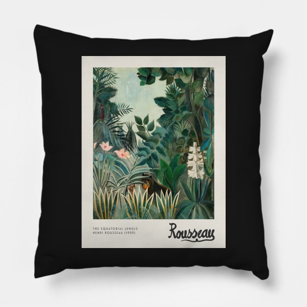 The equatorial jungle Pillow by MurellosArt
