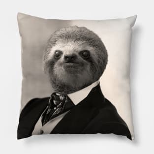 Gentleman Sloth #4 - Print / Home Decor / Wall Art / Poster / Gift / Birthday / Sloth Lover Gift / Animal print Canvas Print Pillow