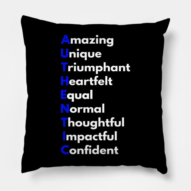 Authentic Uplifting Inspirational And Motivating Words Pillow by egcreations