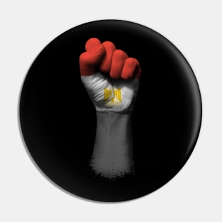 Flag of Egypt on a Raised Clenched Fist Pin