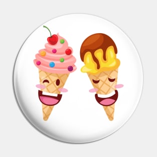 HAPPY ICE CREAM Pin