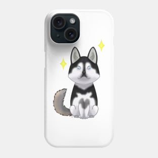 Clasic siberian husky Phone Case