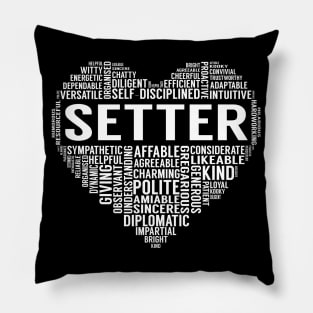 Setter Heart Pillow