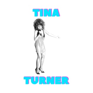 1980s Rock Star - Tina Turner - Retro T-Shirt