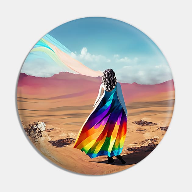 Rainbow on barren land Pin by sanityfound