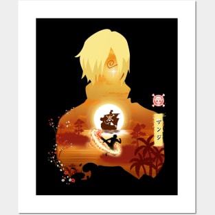 Vinsmoke Sanji One Piece posters & Art Prints de Bulukumis - Printler