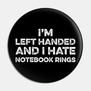 Left Handed Humor Pin