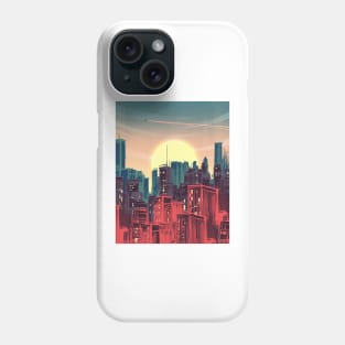 Dusky City Skyline Phone Case