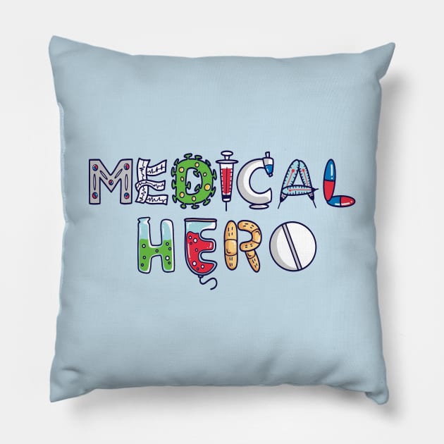 Medical Hero Pillow by Safdesignx