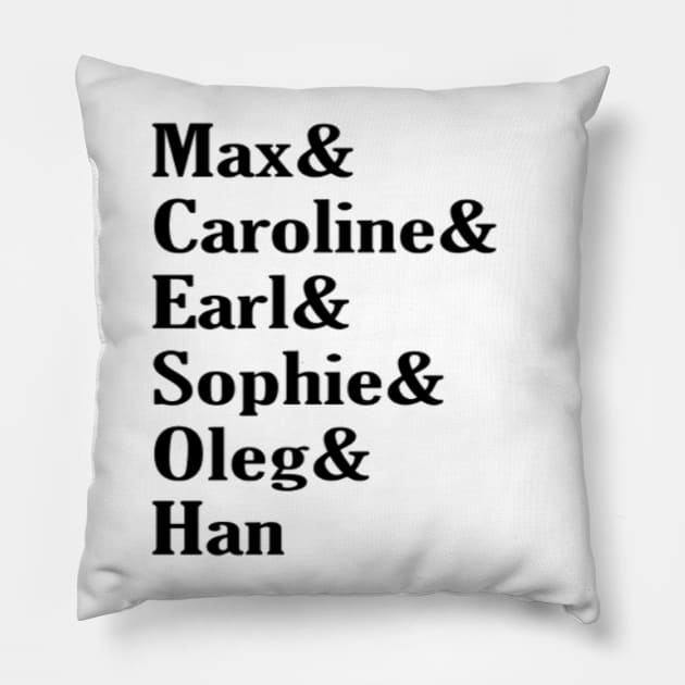 2 Broke Girls Pillow by KelseyC91