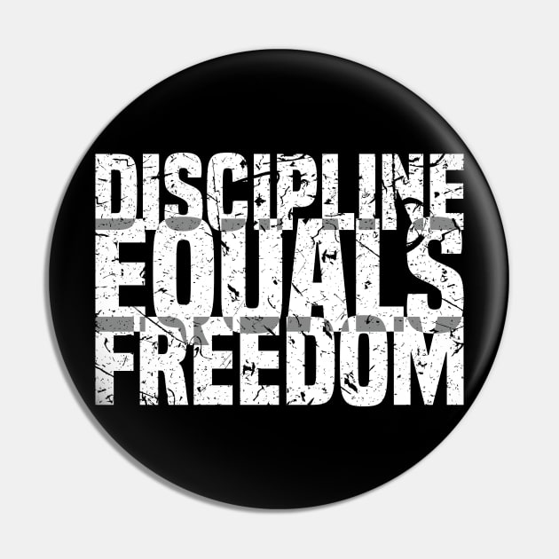 'Discipline Freedom' Amazing Equality Rights Pin by ourwackyhome