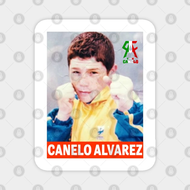 canelo alvarez when I was a child Magnet by alustown