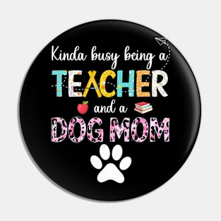 Leopard kinda being a teacher and dog mom Pin