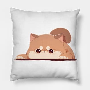 Cute Exotic Shorthair Cat Pillow