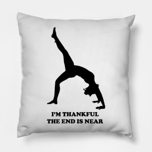 Funny Yoga Tee - Thankfulness Pillow