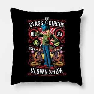 circus Classique illustration Pillow