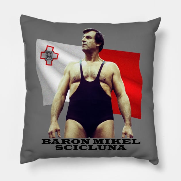 Baron Mikel Scicluna Pillow by Pop Fan Shop