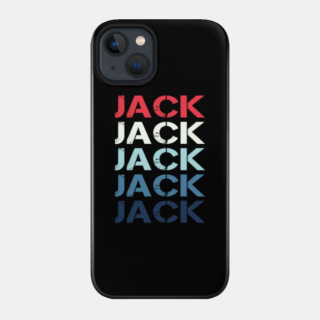 Jack Name T Shirt - Jack Classic Vintage Retro Name Gift Item Tee - Jack - Phone Case