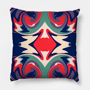 Winter lights abstract Pillow