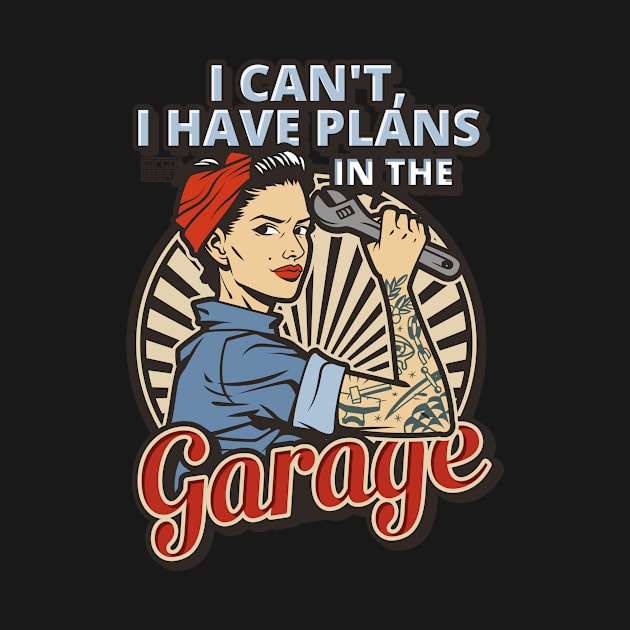 Retro Funny Plans Garage Auto Mechanic Car Joke Meme Humor by porcodiseno