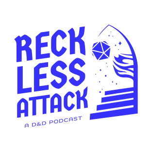 Reckless Attack Podcast Main Logo Dark Blue T-Shirt