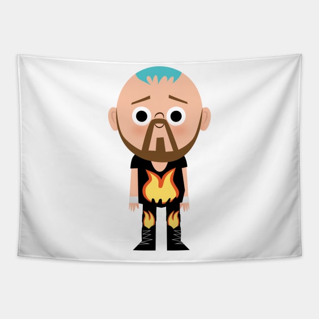 BAM BAM BIGELOW Tapestry by Fall Down Tree