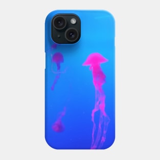 Neon Pink Jellyfish! Phone Case