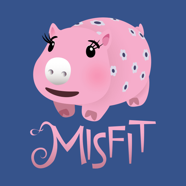 Misfit - Pig Without a Slot by JPenfieldDesigns