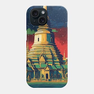 Phra Nakhun Thailand Vintage Retro Travel Tourism Phone Case