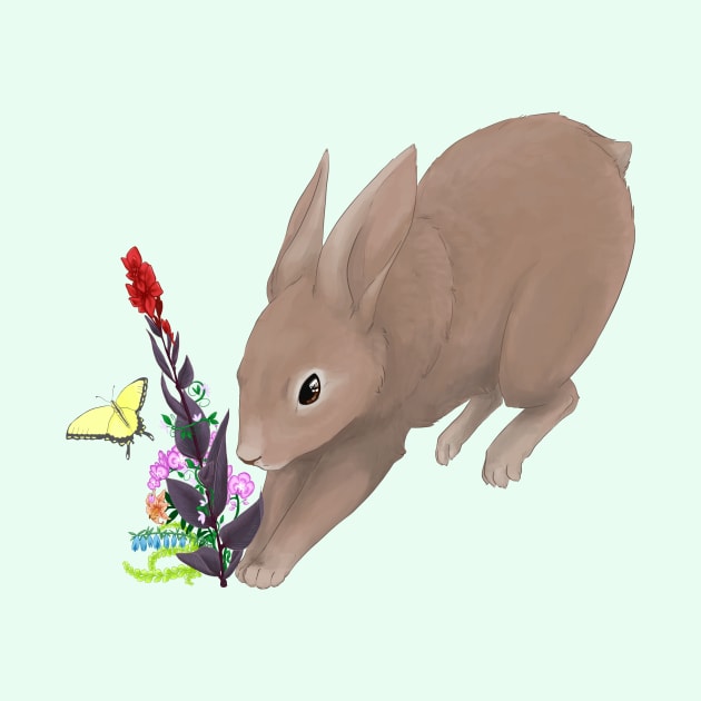 Bunny Hopping into Spring by LooTheLoon