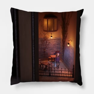 Book nook diorama - shopping Pillow