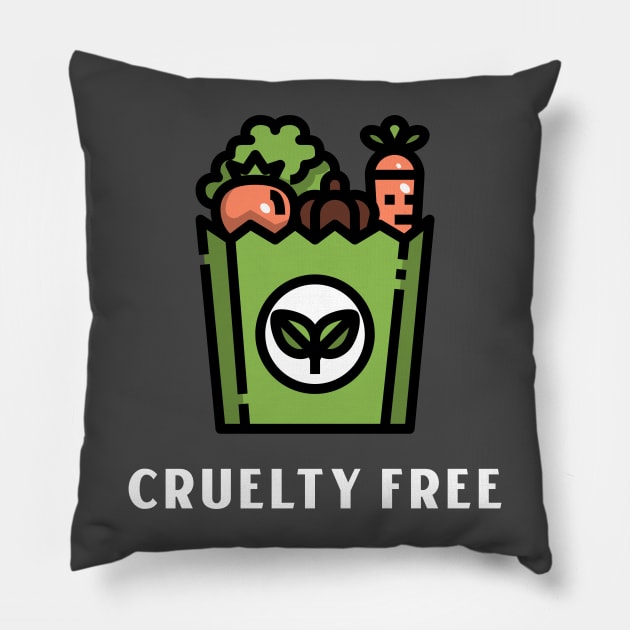 vegen cruelty free Pillow by WOAT