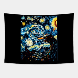 Catzilla Cat Meow Lodic Majesty Captured Tapestry