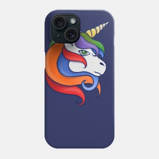 Retro Rainbow Unicorn Phone Case