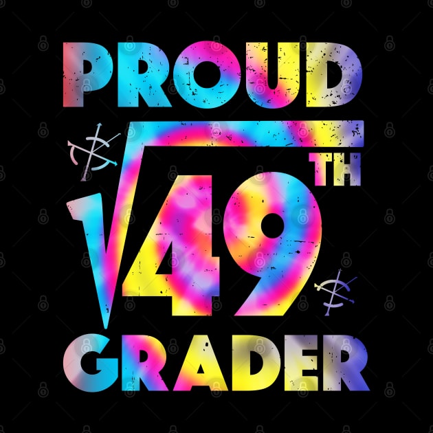 Proud 7th Grade Square Root of 49 Teachers Students by alcoshirts