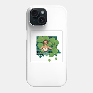 Girl in the Garden Phone Case