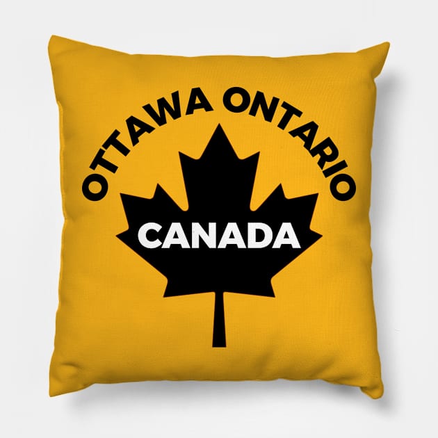 Ottawa Ontario Canada Pillow by Kcaand