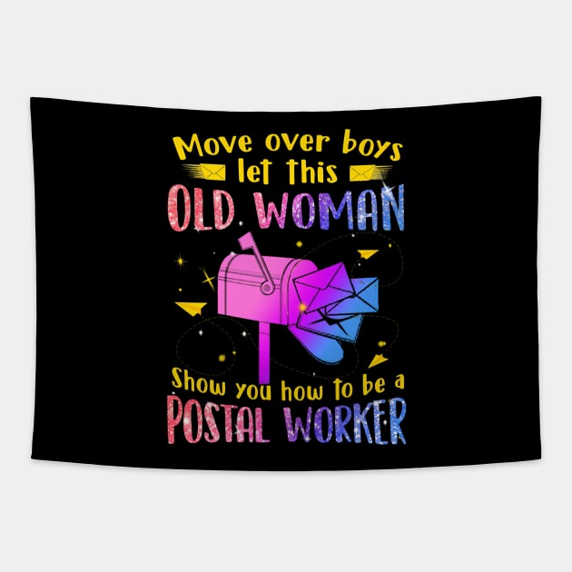 Postal Worker Tapestry by janayeanderson48214