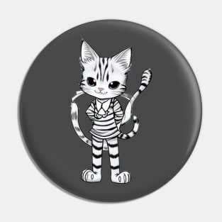 cool cat Pin