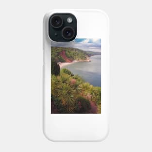 Oddicombe Beach Babbacombe Bay Devon Phone Case