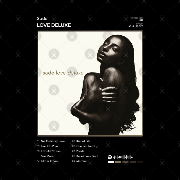 Sade - Love Deluxe Tracklist Album by 80sRetro
