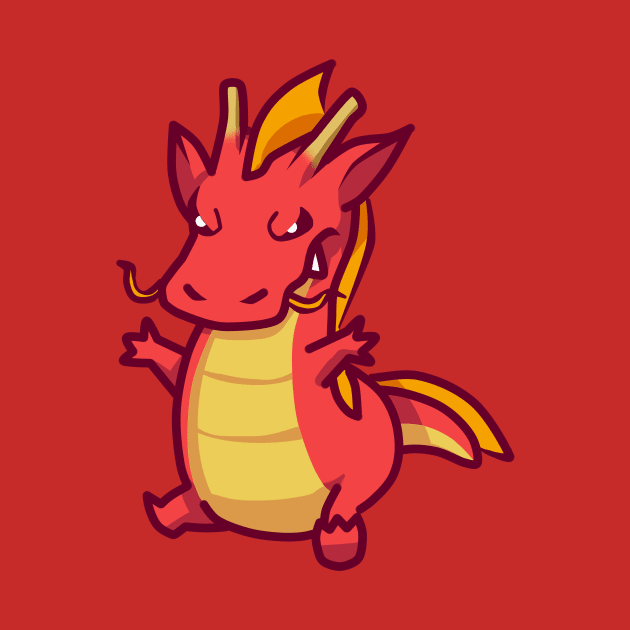 Baby dragon red cute by Candy Store