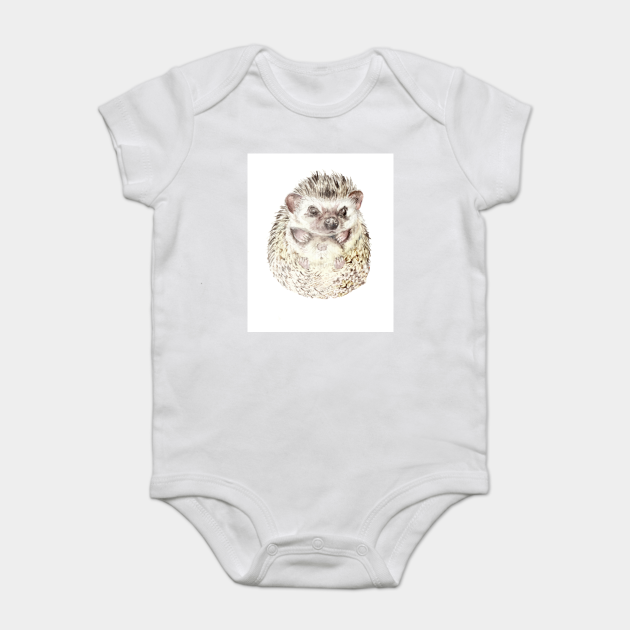hedgehog onesie baby