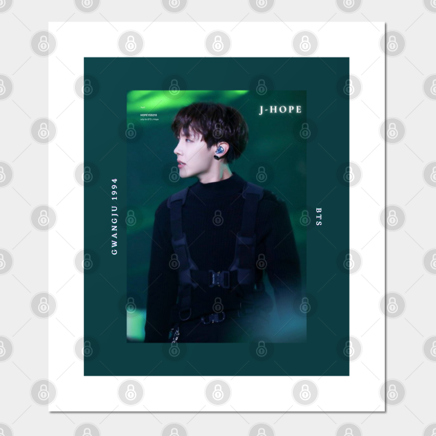 Bts J Hope Dark Theme 1 Bts Jhope Posters And Art Prints Teepublic